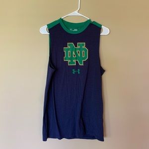 Notre Dame sleeveless top